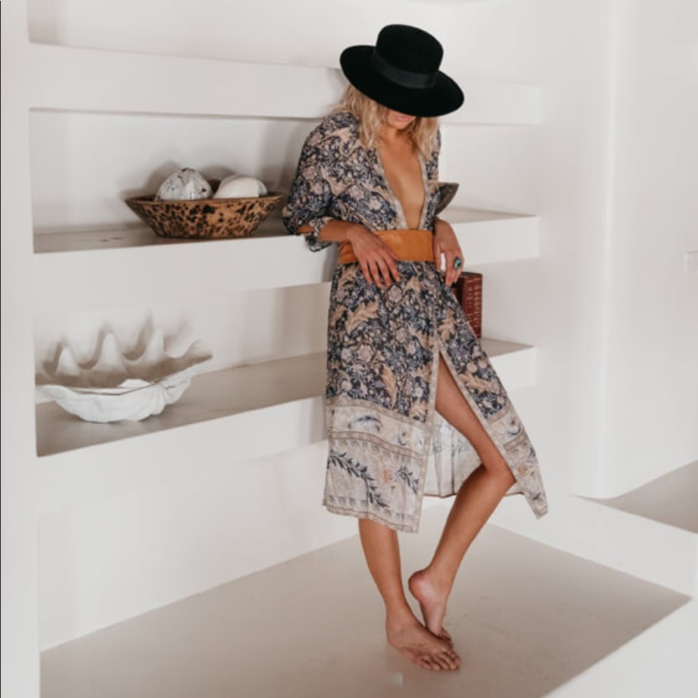 Oasis Kimono Robe Duster Jacket - Picture 4 of 7